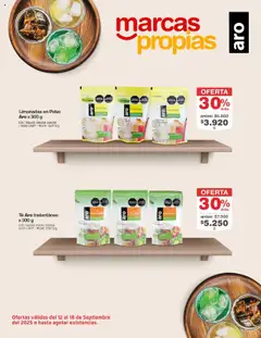 Makro revista - valida desde el 12.09.2025 | Página: 9 | Productos: Agua, Té, Piña, Polvo