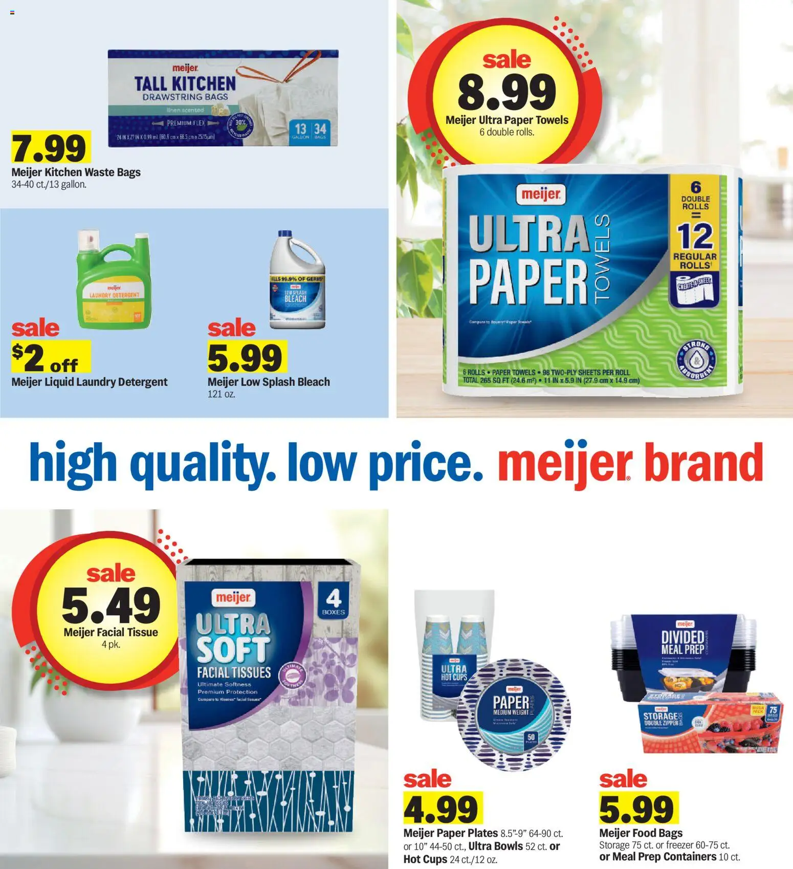 Meijer Weekly Ad - valid from 04.03.2026 | Page: 19 | Products: Detergent, Freezer, Weight