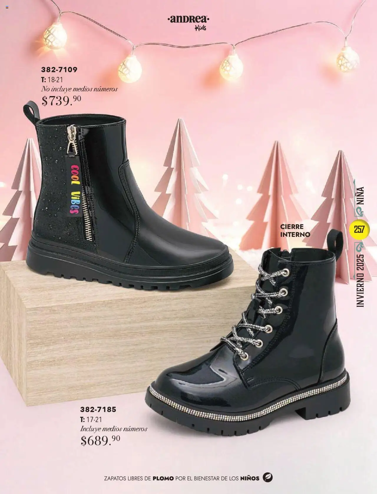 Nuevas ofertas de Andrea válidas en toda la República Mexicana desde el 13.10.2025. ¡Encuentra las mejores ofertas en Andrea - Catálogo Invierno! | Página: 257 | Productos: Zapatos