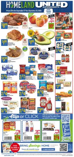 Preview of Homeland weekly ads valid from 17.09.2025