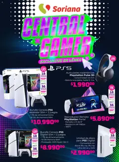 Vista previa de Soriana - Central Gamer Exclusivo en línea, nuevo folleto de la tienda, válido en México a partir del 31.07.2025