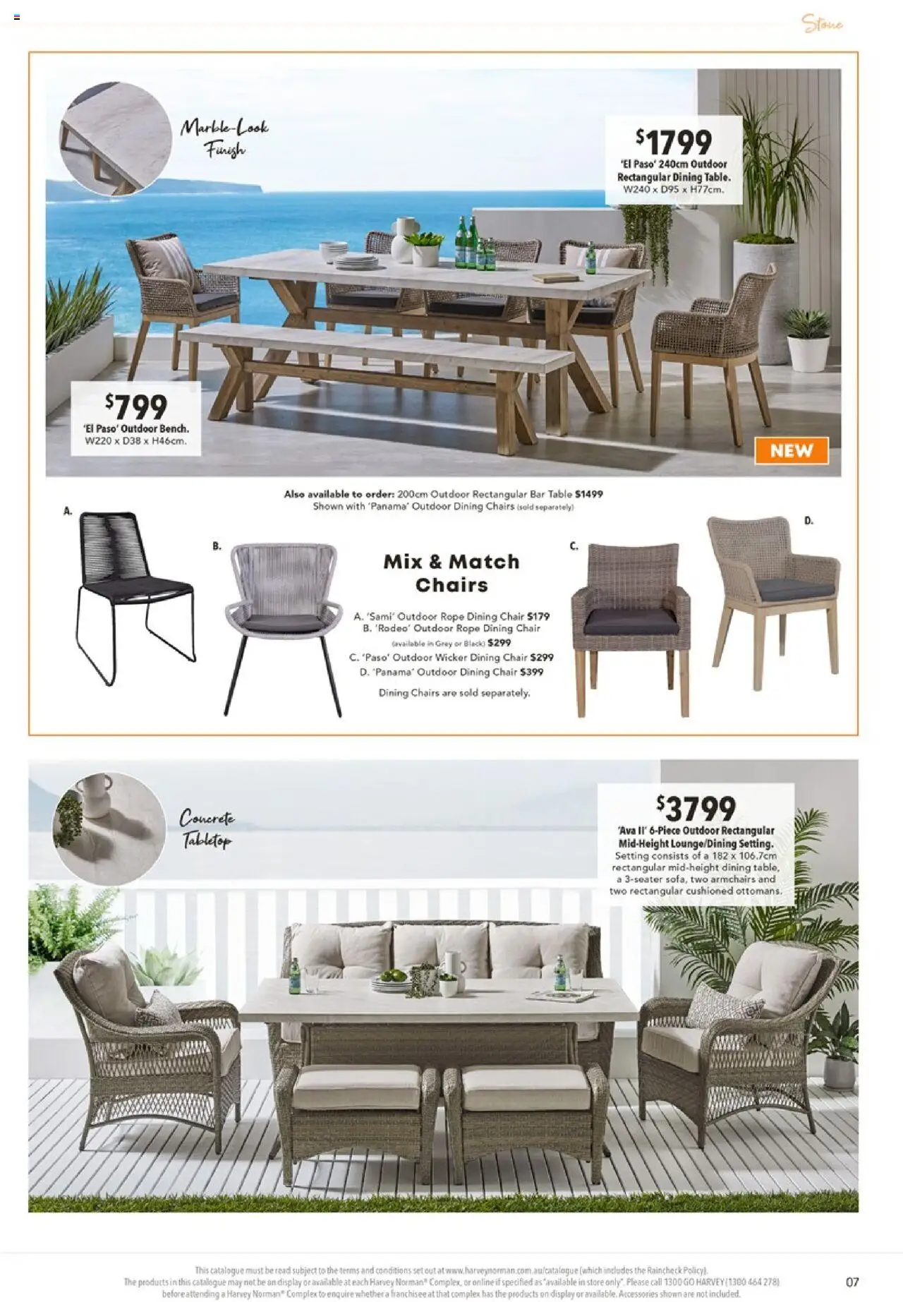 Harvey Norman catalogue - valid from 28.08.2025 | Page: 7 | Products: Table, Chair, Accessories