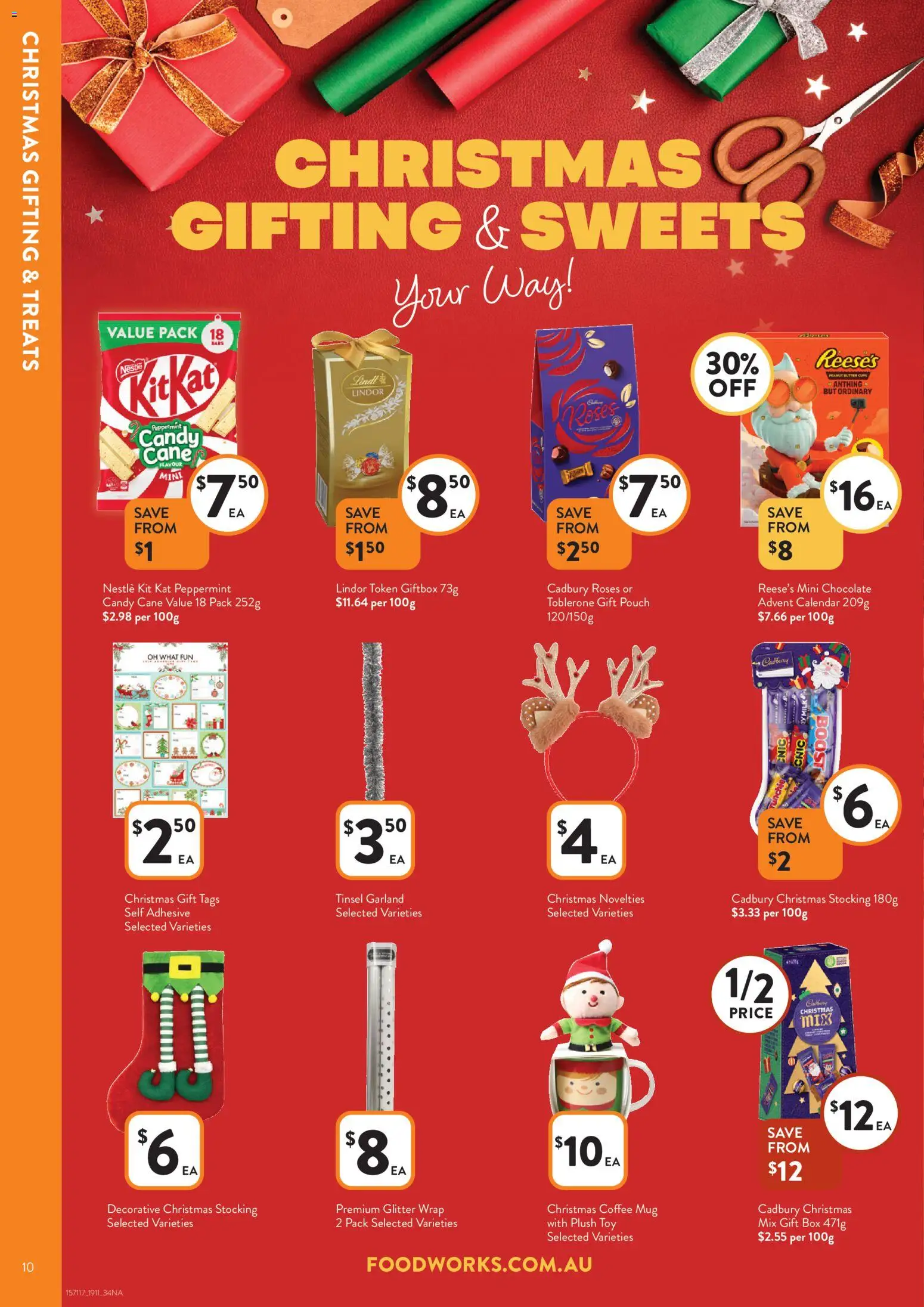 Foodworks catalogue - valid from 19.11.2025 | Page: 10 | Products: Box, Milk, Butter, Chocolate