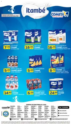 Cometa Supermercados - Ofertas Itambé - Pré-Visualização do folheto da loja Cometa Supermercados, válido de 14.07.2025