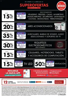 Vista previa Disco - Ofertas | Electro, T. Libre y más válido desde el 12.02.2026
