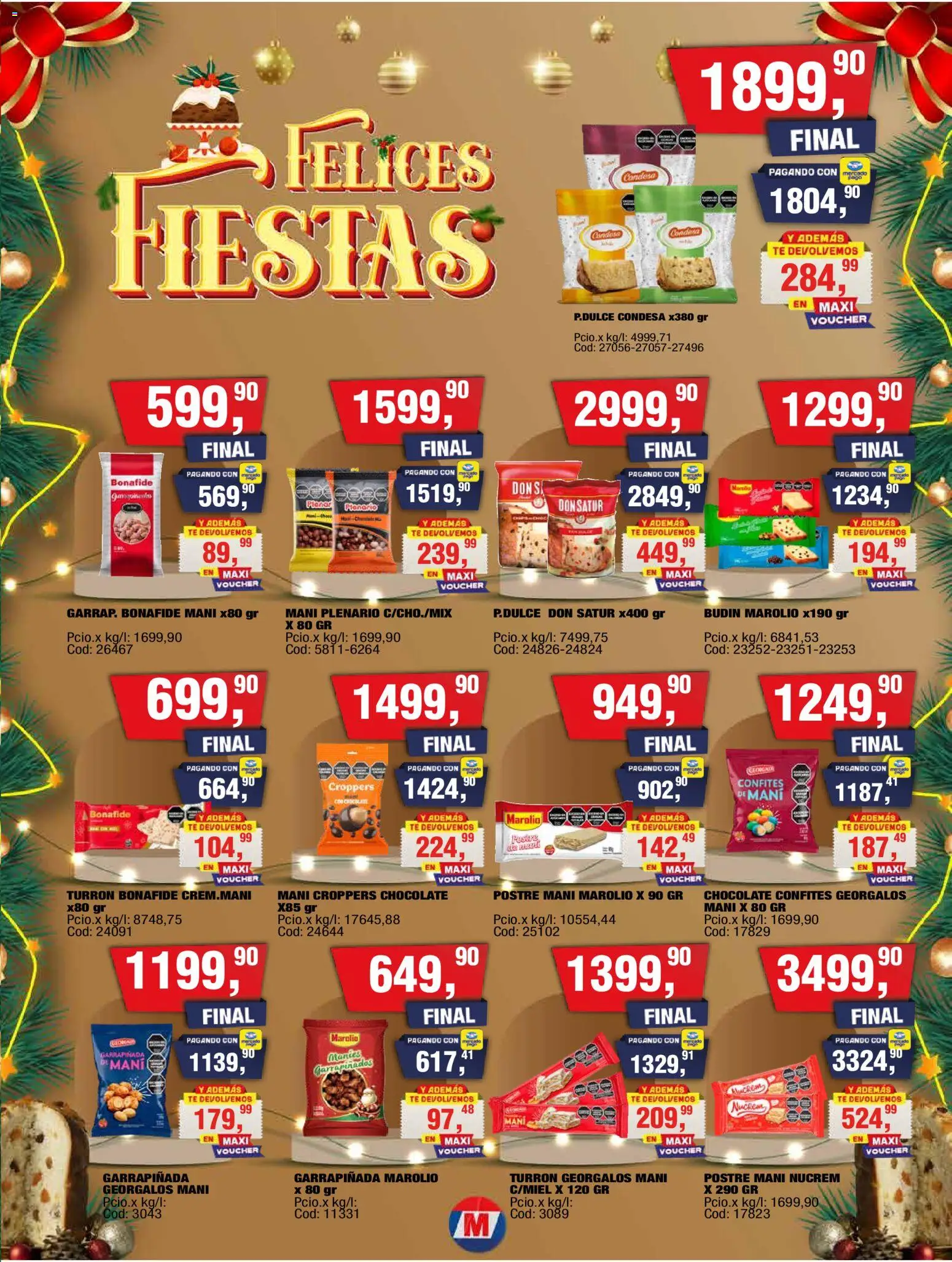 Maxiconsumo ofertas │ válido desde el 10.11.2025 | Página: 21 | Productos: Mani, Chocolate, Turrón, Té