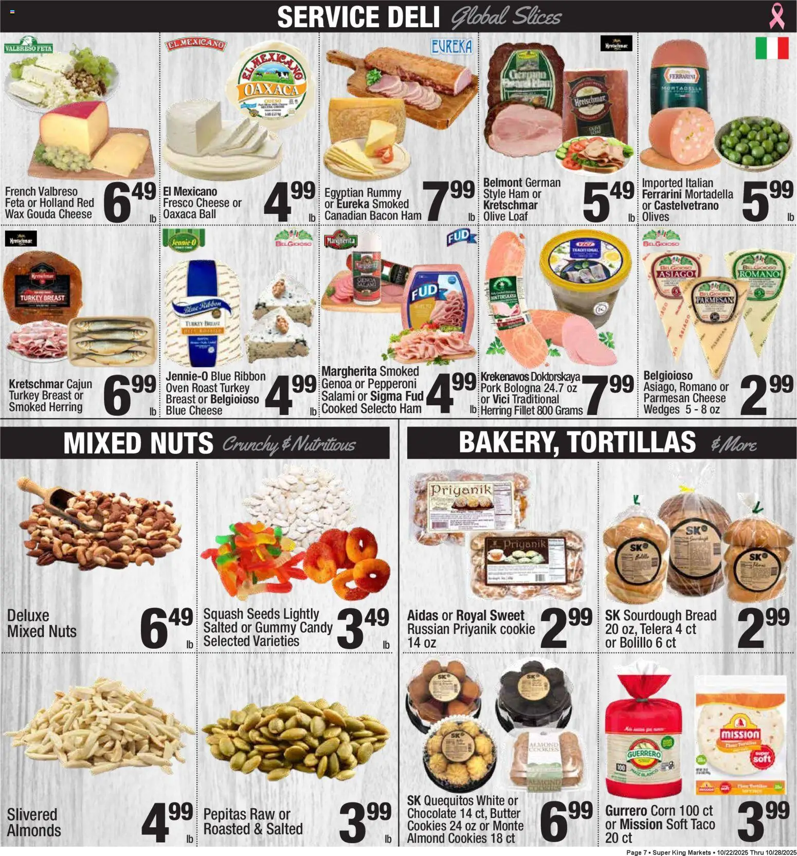 Super King - Weekly Ad - valid from 22.10.2025 | Page: 7 | Products: Butter, Pork, Nuts, Oven