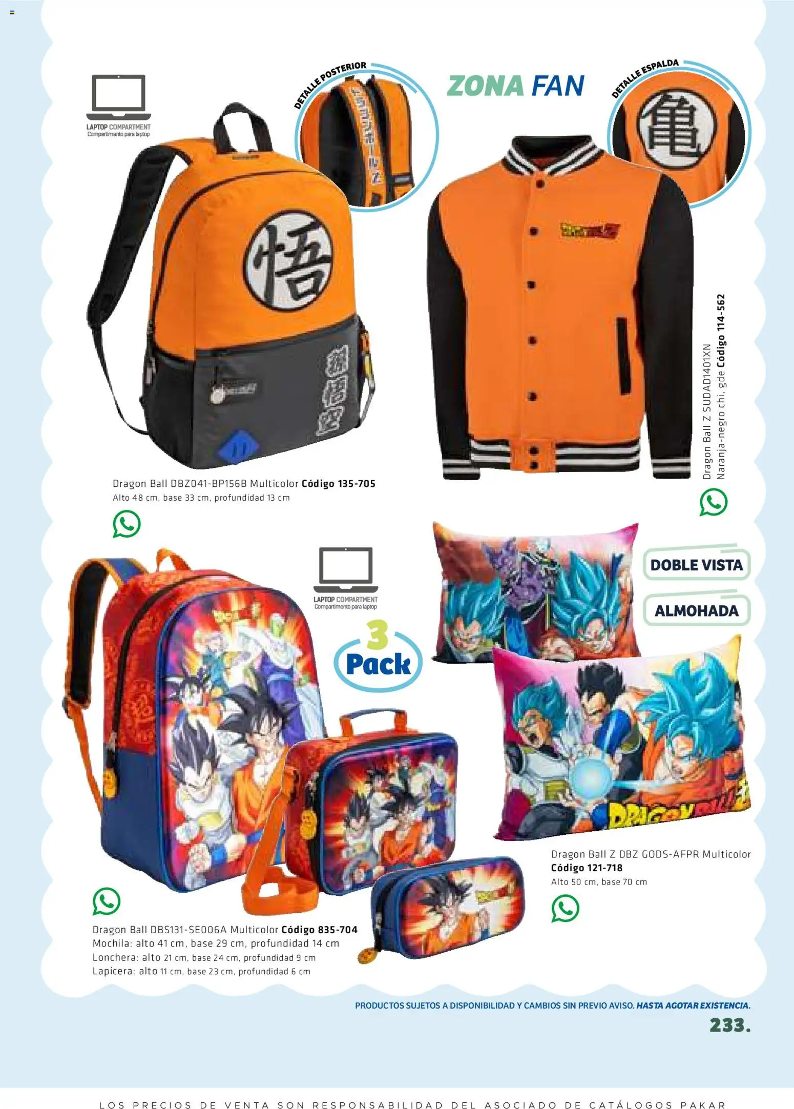 Nuevas ofertas de SC Pakar válidas en toda la República Mexicana desde el 27.02.2026. ¡Encuentra las mejores ofertas en SC Pakar catálogo Premium Men Tomo 2! | Página: 233 | Productos: Mochila, Almohada