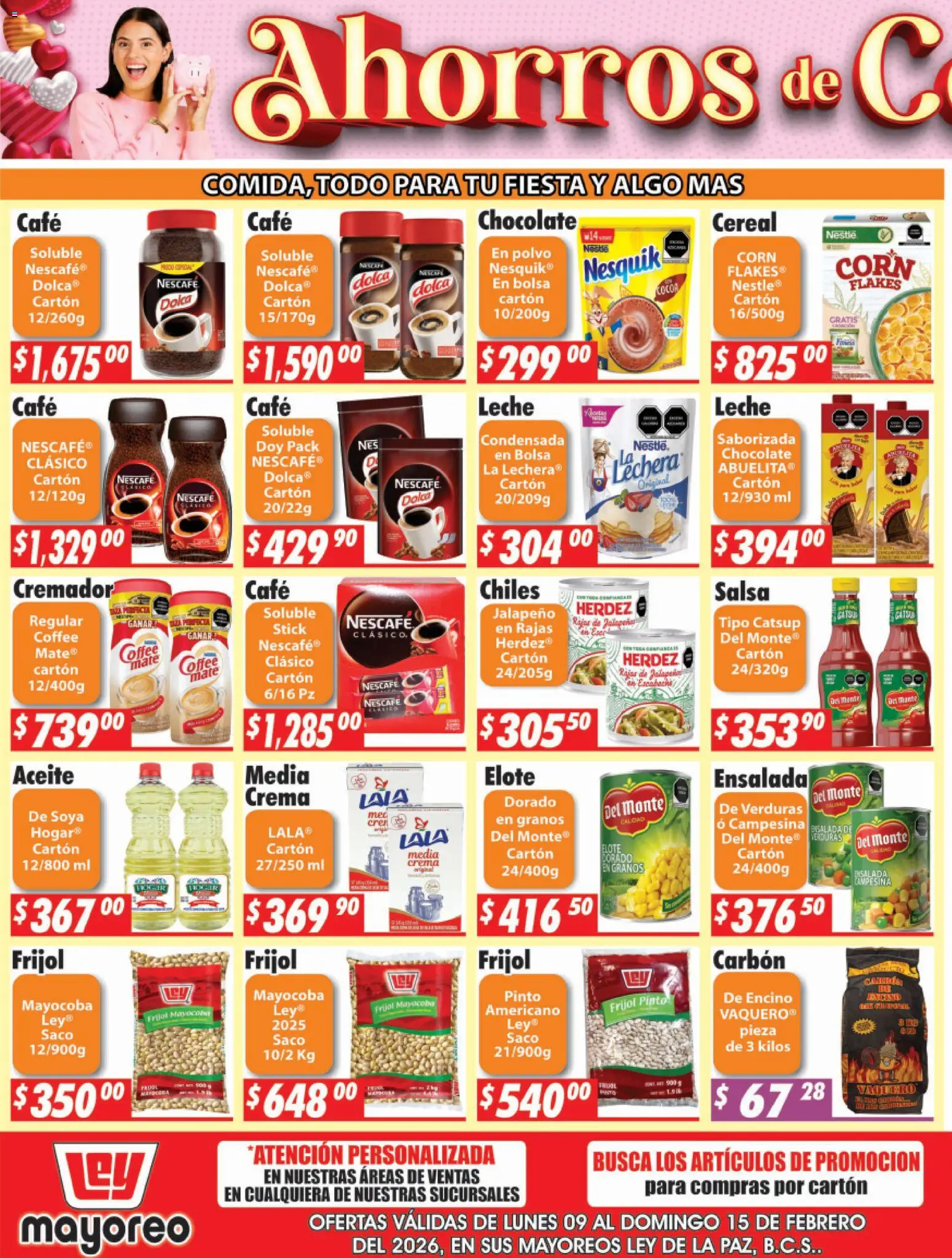 Nuevas ofertas de Casa Ley válidas en toda la República Mexicana desde el 09.02.2026. ¡Encuentra las mejores ofertas en Casa Ley folleto La Paz! | Página: 3