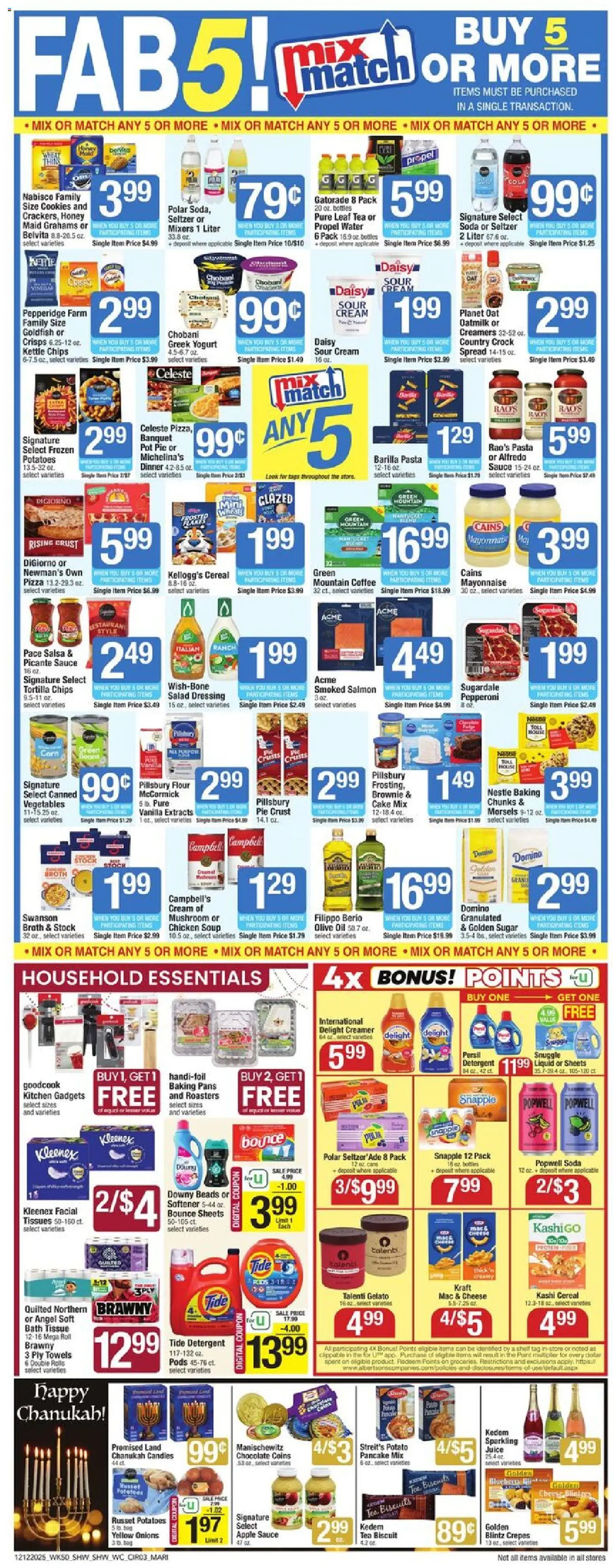 Shaw's Weekly Ad - RI - valid from 12.12.2025 | Page: 3 | Products: Corn, Pizza, Salad, Sugar