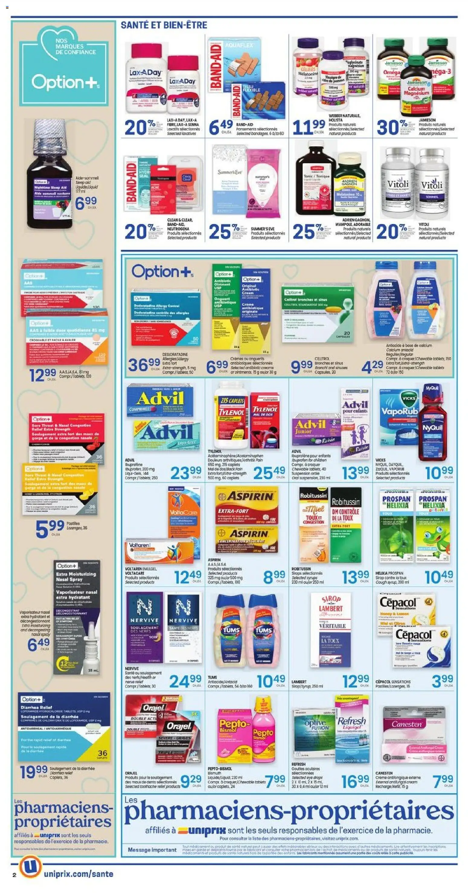 Uniprix flyer valid from 15.01.2026 | Page: 3 | Products: Cream