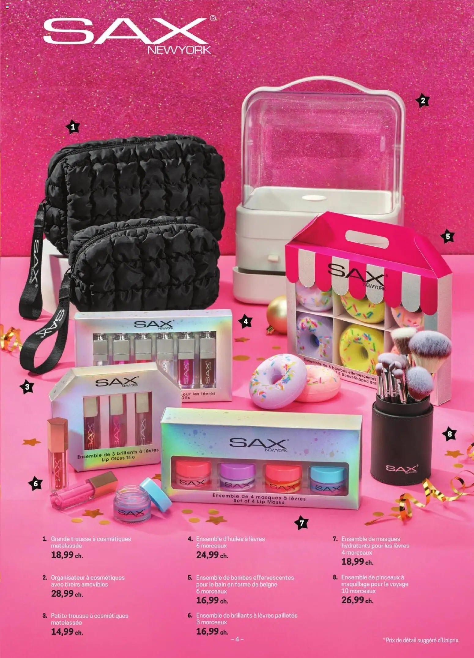 Uniprix flyer valid from 13.11.2025 | Page: 4 | Products: Lip gloss