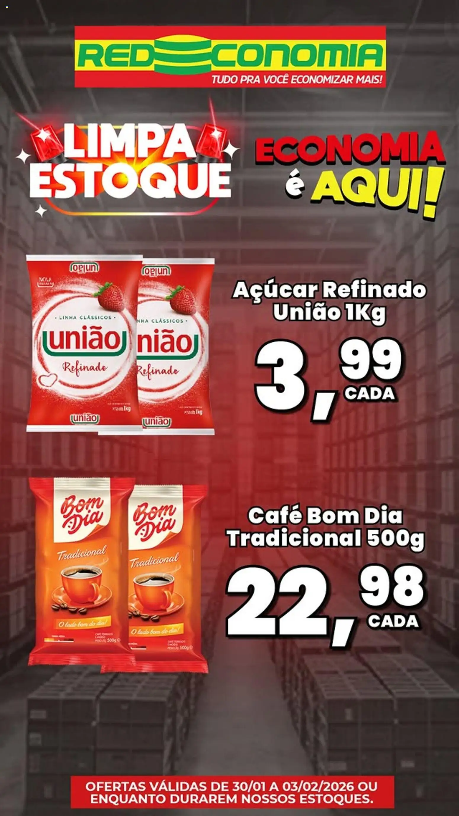 RedEconomia Folheto - válido de 30.01.2026 | Página: 2 | Produtos: Café, Açúcar