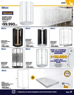 Construmart ofertas  │ válido desde el 02.09.2025 | Página: 17 | Productos: Baño, Ducha, Perfil, Base