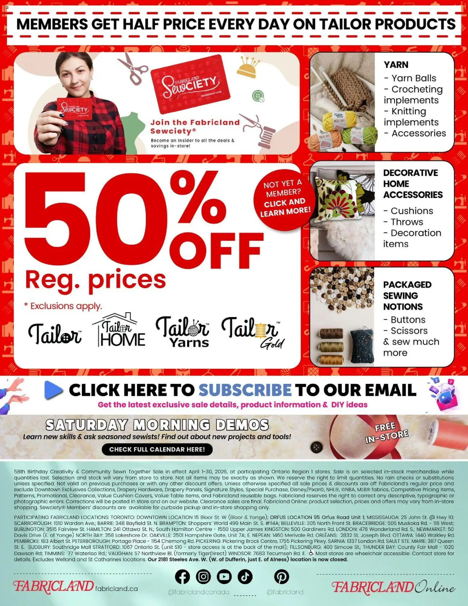 Fabricland flyer valid from 01.04.2026 | Page: 16