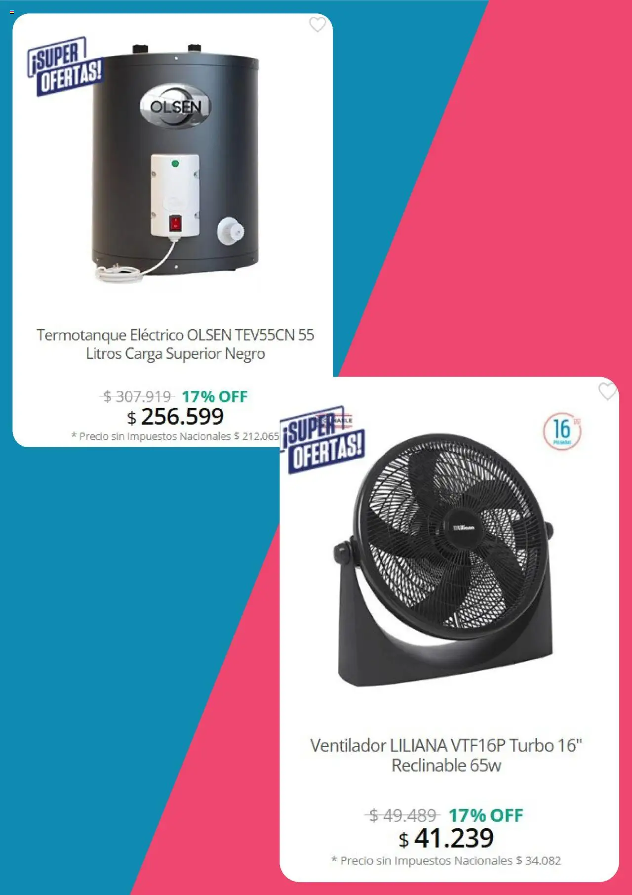 Grupo Marquez catálogo │ válido desde el 15.10.2025 | Página: 5 | Productos: Ventilador, Termotanque