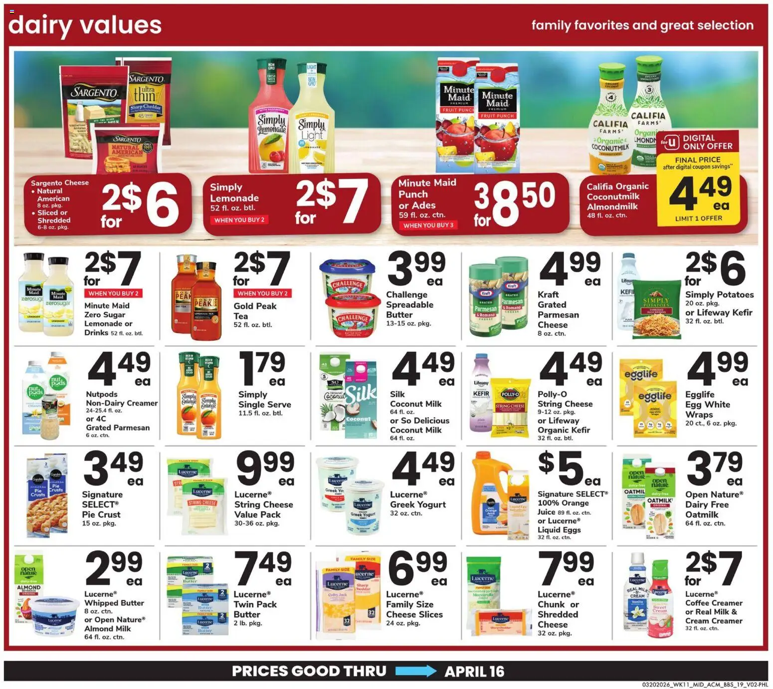 Acme Big Book of Savings - valid from 20.03.2026 | Page: 19 | Products: Eggs, Coffee, Potatoes, Sugar