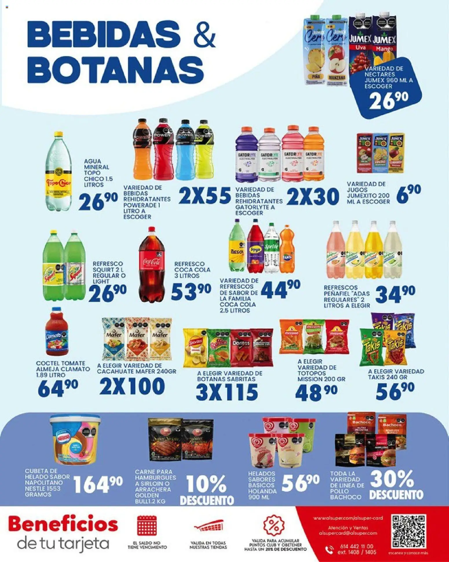 Nuevas ofertas de Alsuper válidas en toda la República Mexicana desde el 27.03.2026. ¡Encuentra las mejores ofertas en Alsuper folleto Casas Grandes! | Página: 7 | Productos: Pollo, Cacahuate, Mango, Té