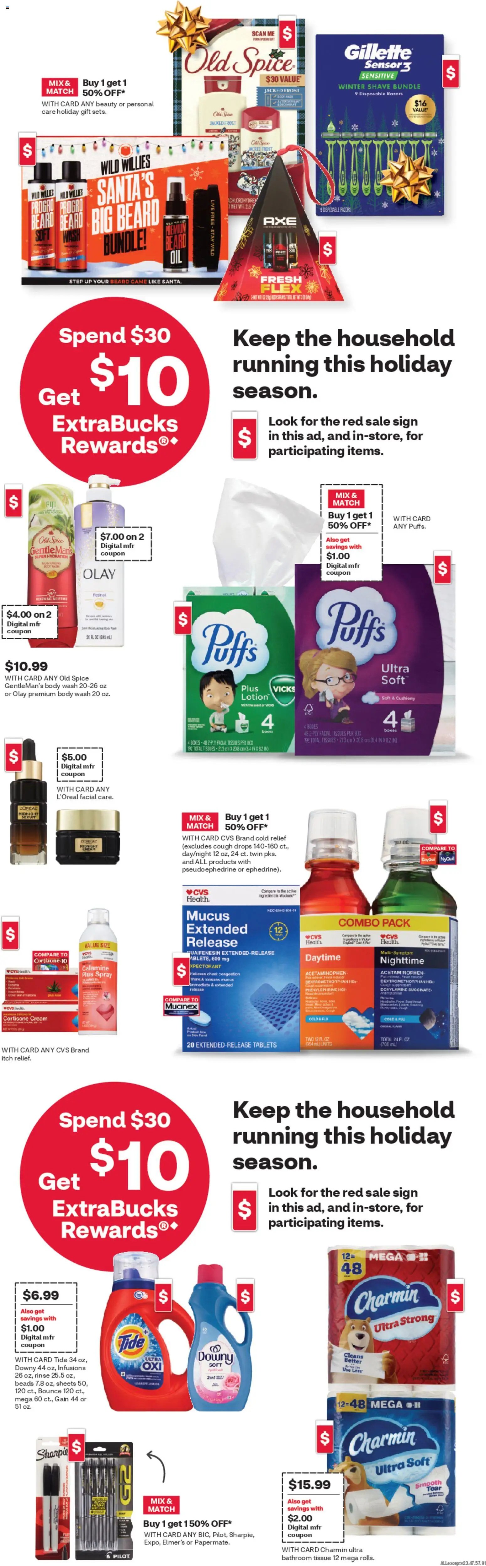 CVS Pharmacy Weekly Ad - NM - valid from 23.11.2025 | Page: 3 | Products: Box, Shampoo, Cream, Body Wash