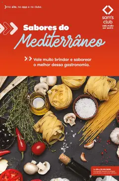 Sam's Club - Ofertas Sabores do Mediterrâneo - Pré-Visualização do folheto da loja Sam's Club, válido de 09.09.2025