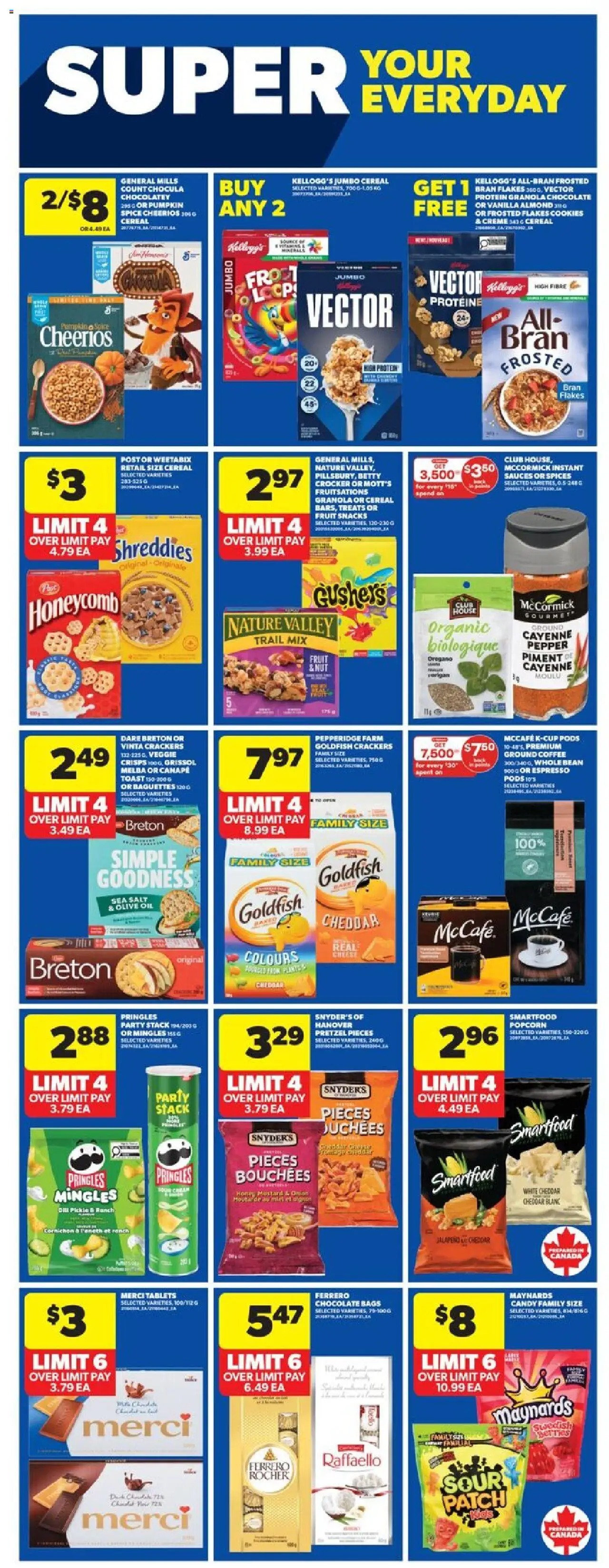 Real Canadian Superstore flyer valid from 25.09.2025 | Page: 26 | Products: Cookies, Flakes, Oil, Chocolate