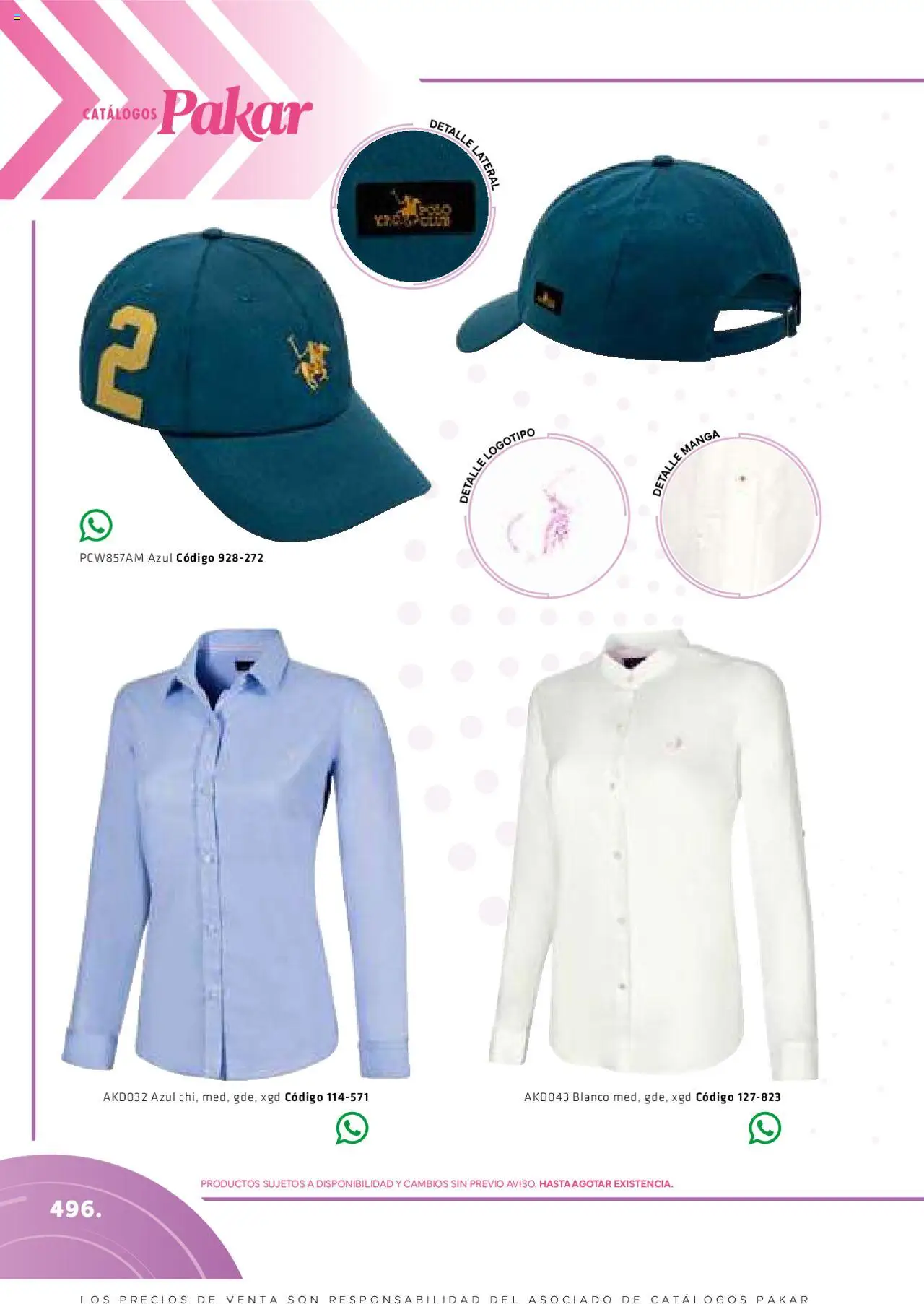 Nuevas ofertas de SC Pakar válidas en toda la República Mexicana desde el 06.03.2025. ¡Encuentra las mejores ofertas en SC Pakar catálogo Women! | Página: 496 | Productos: Manga