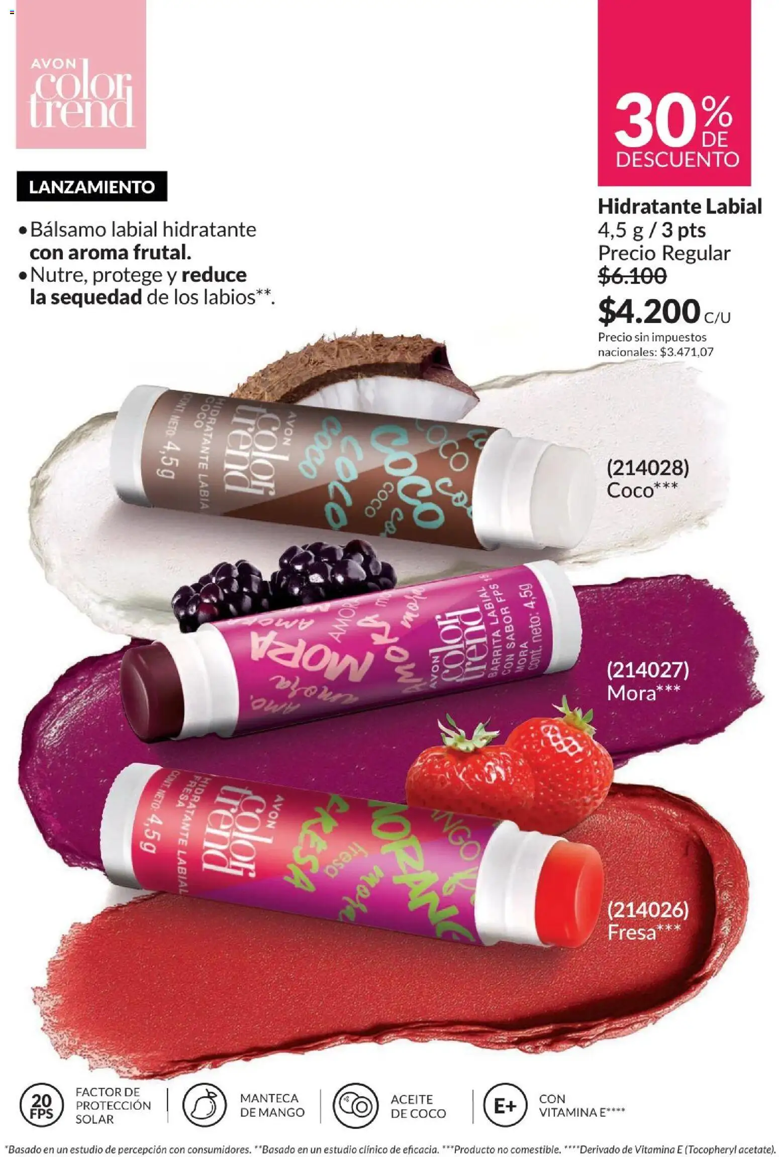 Catálogo AVON Campaña 4/2026 │ válido desde el 01.04.2026 | Página: 50 | Productos: Mopa, Aceite, Bálsamo, Mango