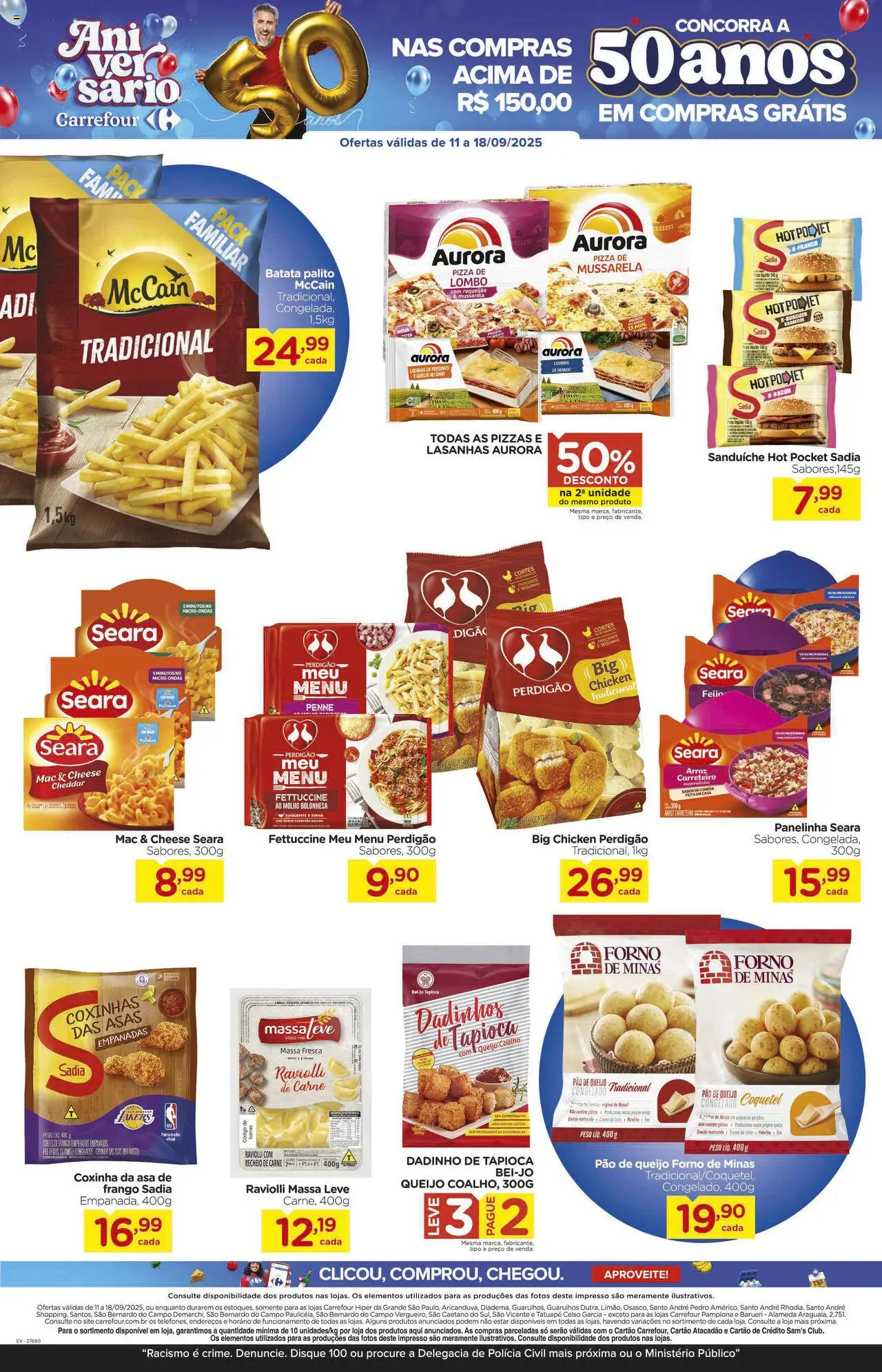 Carrefour Folheto - válido de 11.09.2025 | Página: 5 | Produtos: Forno, Tapioca, Queijo, Pão