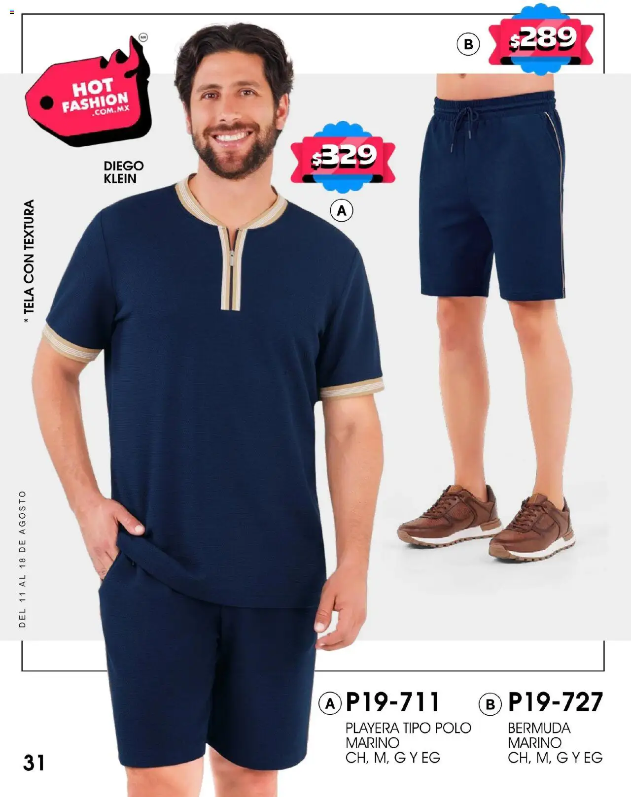 Nuevas ofertas de Cklass válidas en toda la República Mexicana desde el 11.08.2025. ¡Encuentra las mejores ofertas en Cklass - Catálogo Hot Fashion! | Página: 32 | Productos: Playera, Bermuda
