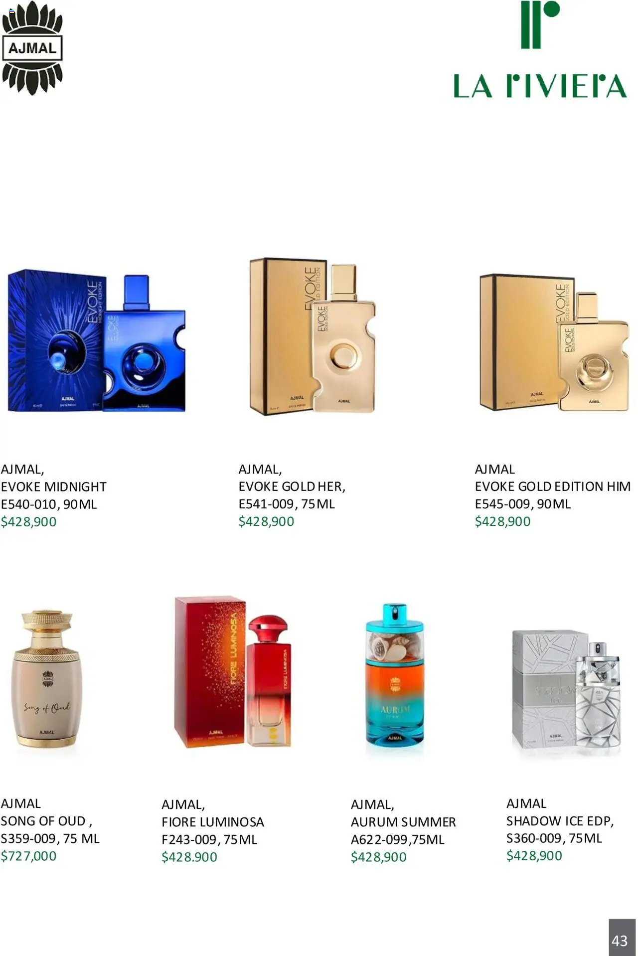 La riviera revista - valida desde el 01.10.2025 | Página: 43