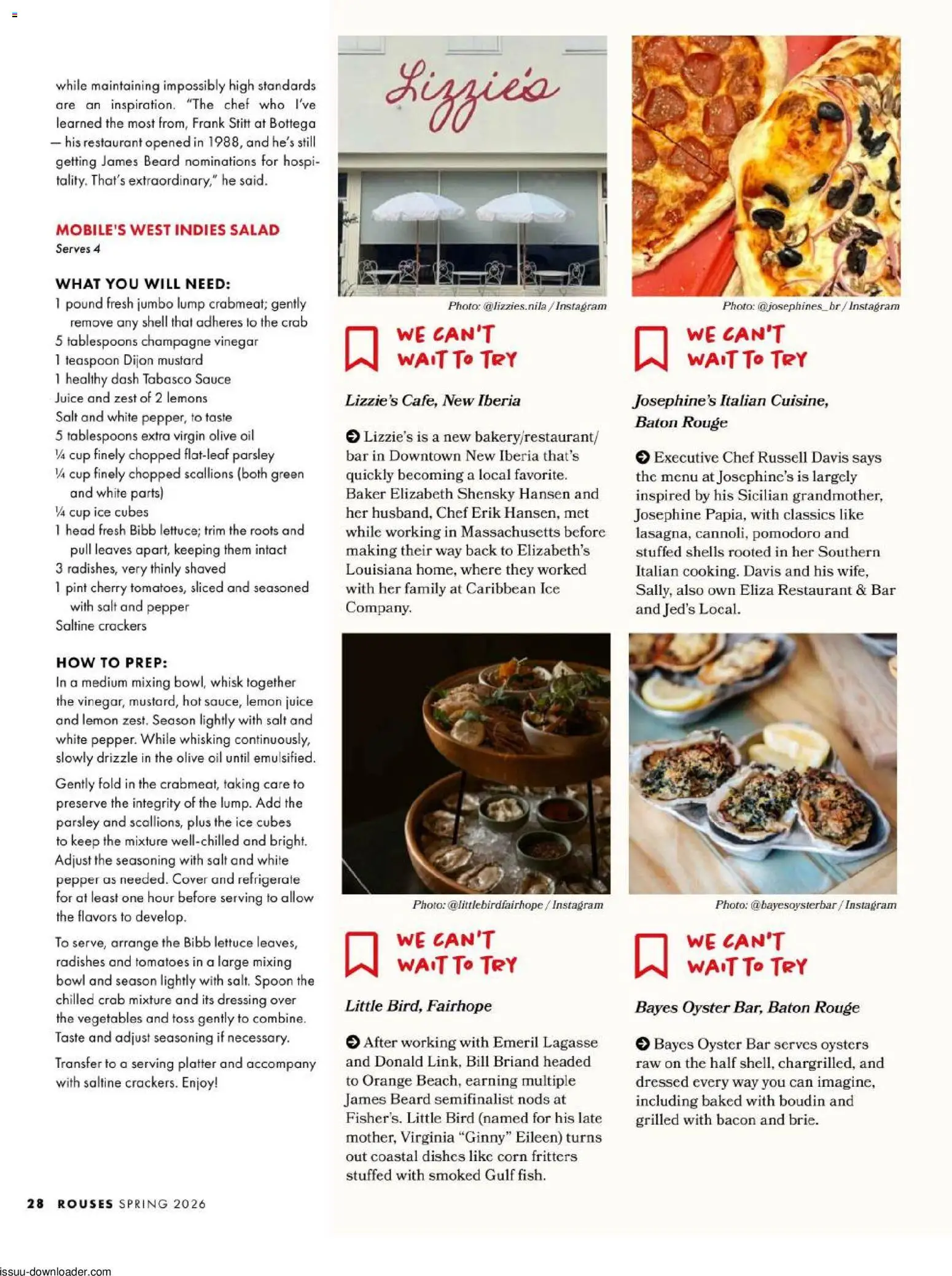 Rouses Magazine Spring 2026 - valid from 06.04.2026 | Page: 30 | Products: Corn, Salad, Sauce, Lemon