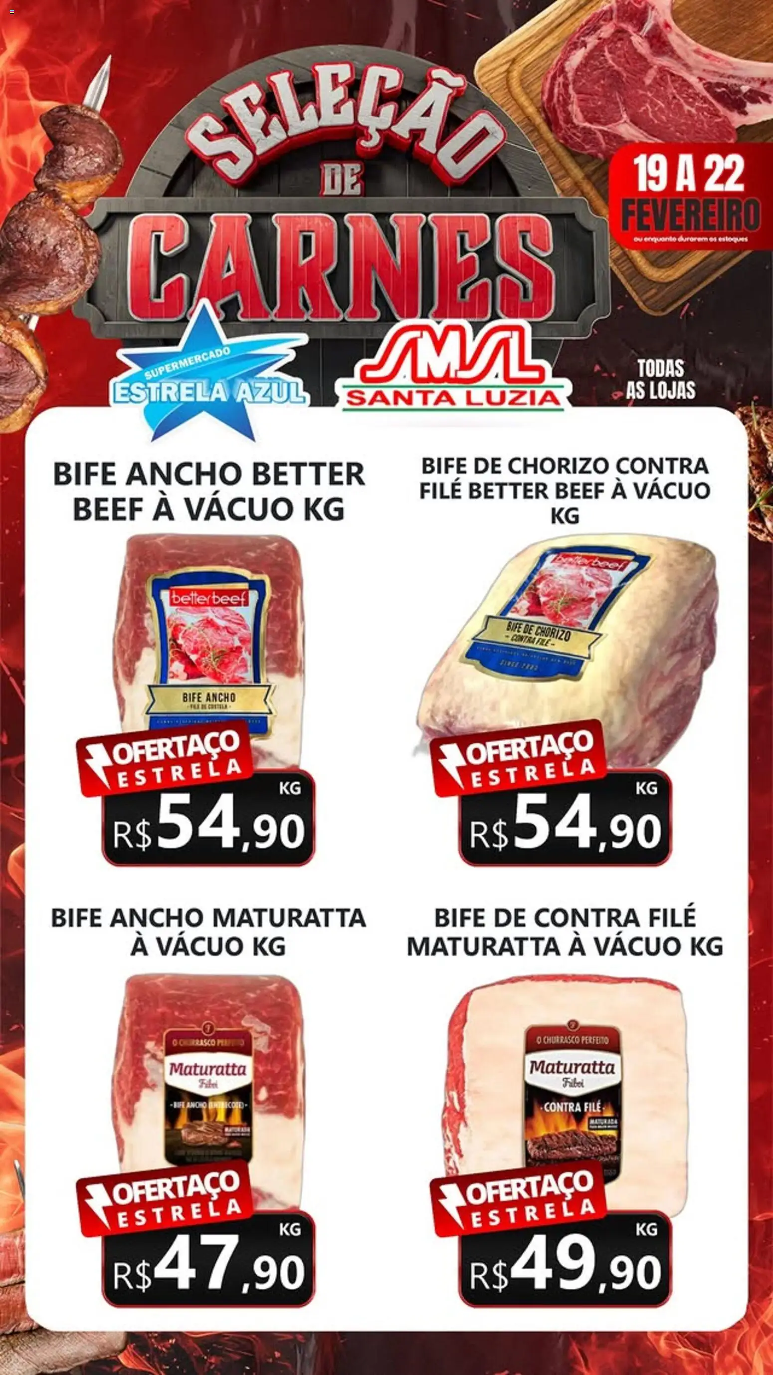 Estrela Azul Folheto - válido de 19.02.2026 | Página: 2 | Produtos: Ancho Maturatta, Contra filé