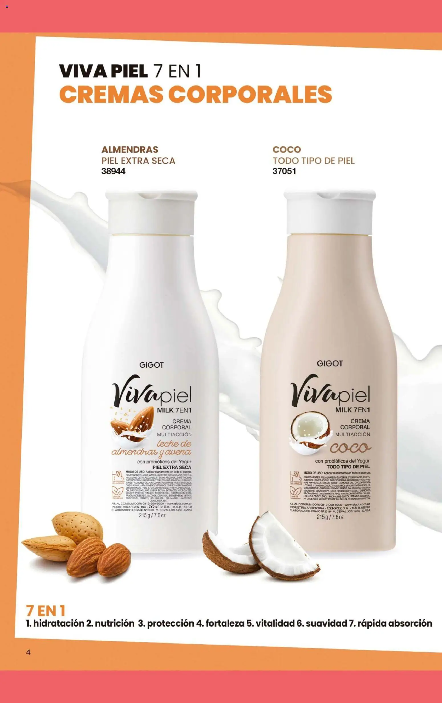 Gigot - CAMPAÑA 07 │ válido desde el 01.04.2026 | Página: 10 | Productos: Almendras, Avena, Leche, Yogur