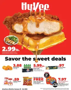 Preview of HyVee weekly ads valid from 19.01.2026