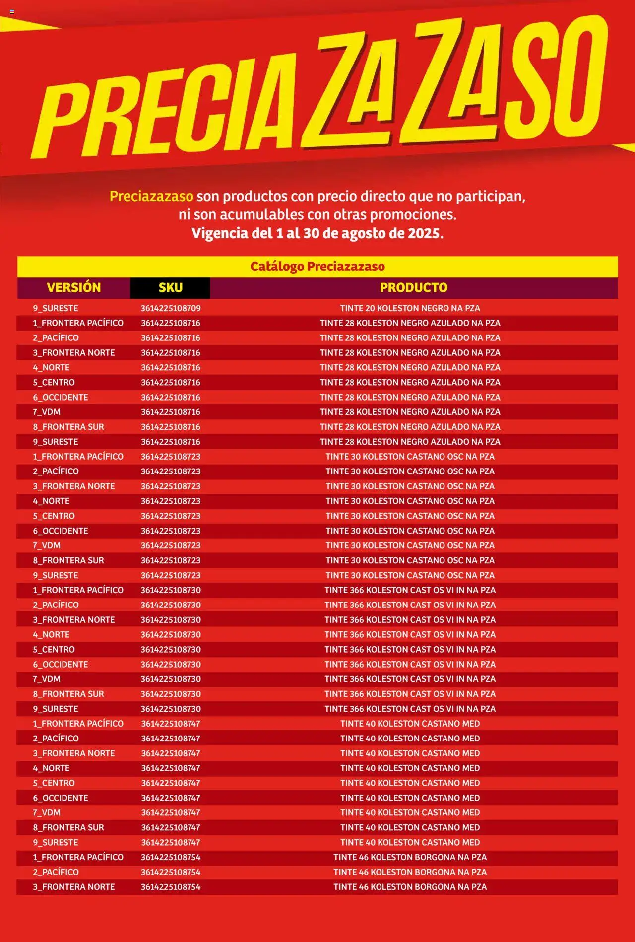 Nuevas ofertas de Soriana válidas en toda la República Mexicana desde el 01.08.2025. ¡Encuentra las mejores ofertas en Soriana - Catálogo Preciazazaso Mercado Nacional! | Página: 117