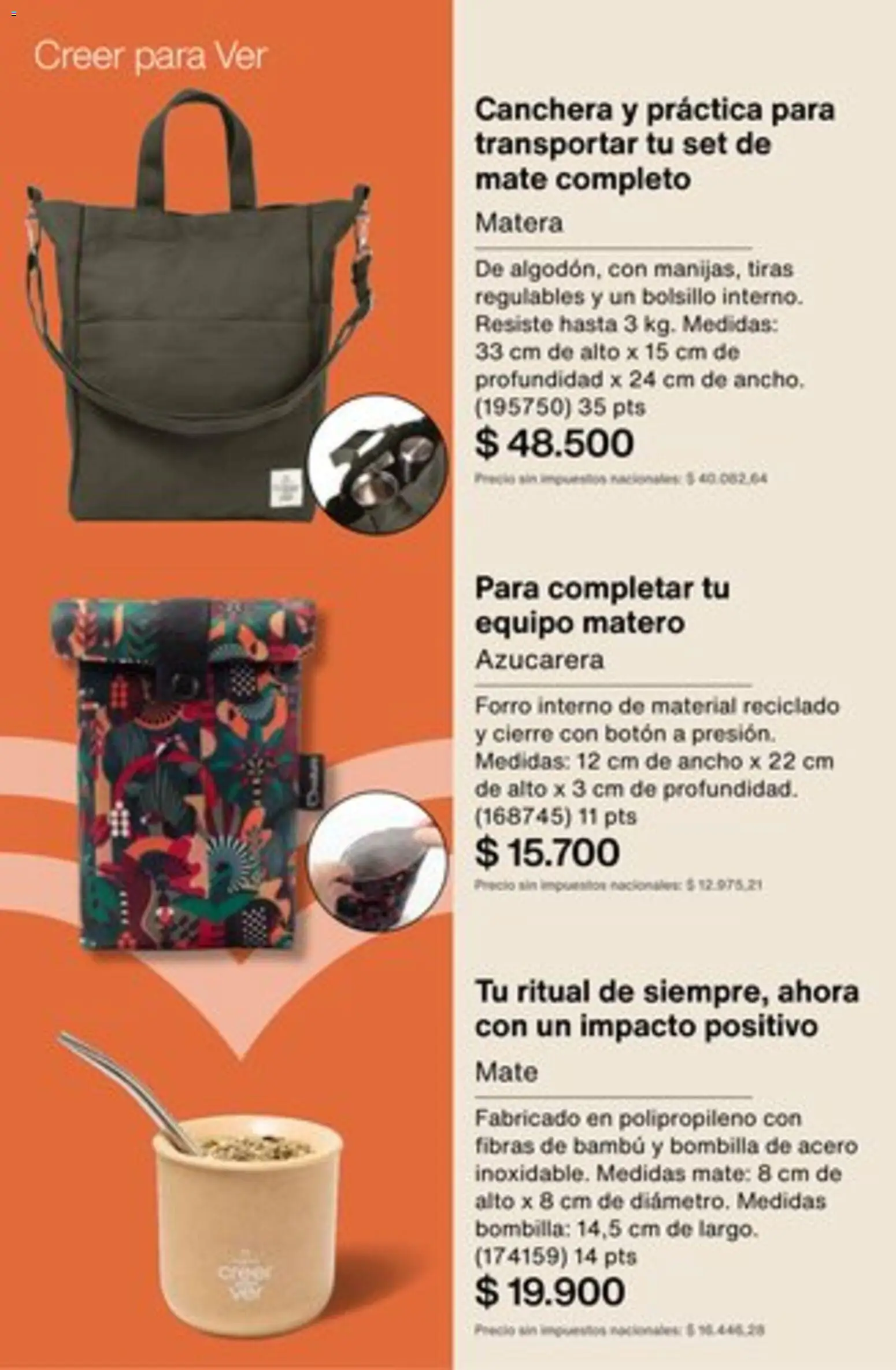 Catálogo Natura Ciclo 16/2025 │ válido desde el 01.11.2025 | Página: 284 | Productos: Mate, Azucarera, Bombilla