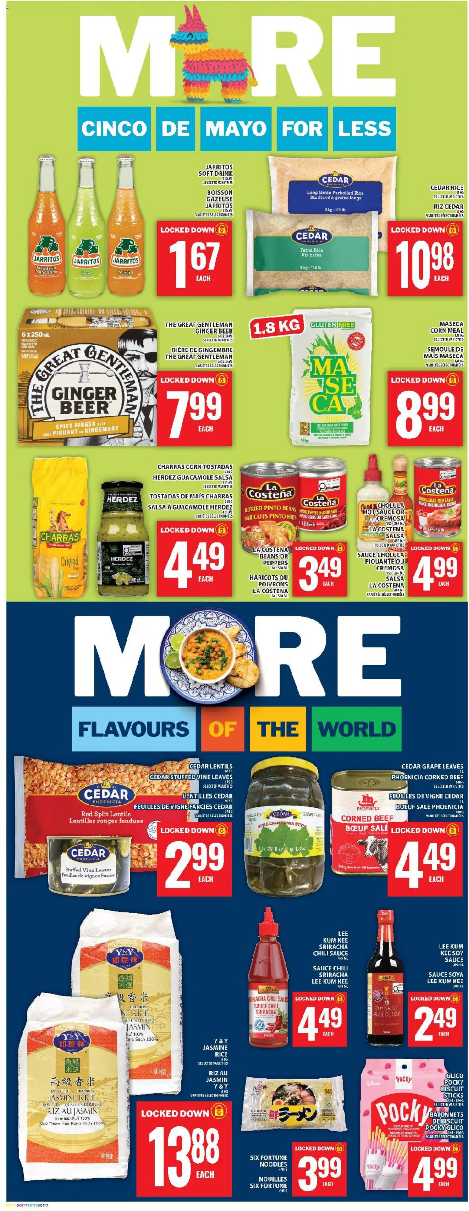 Food Basics flyer valid from 30.04.2026 | Page: 9 | Products: Rice, Noodles, Beef, Beer