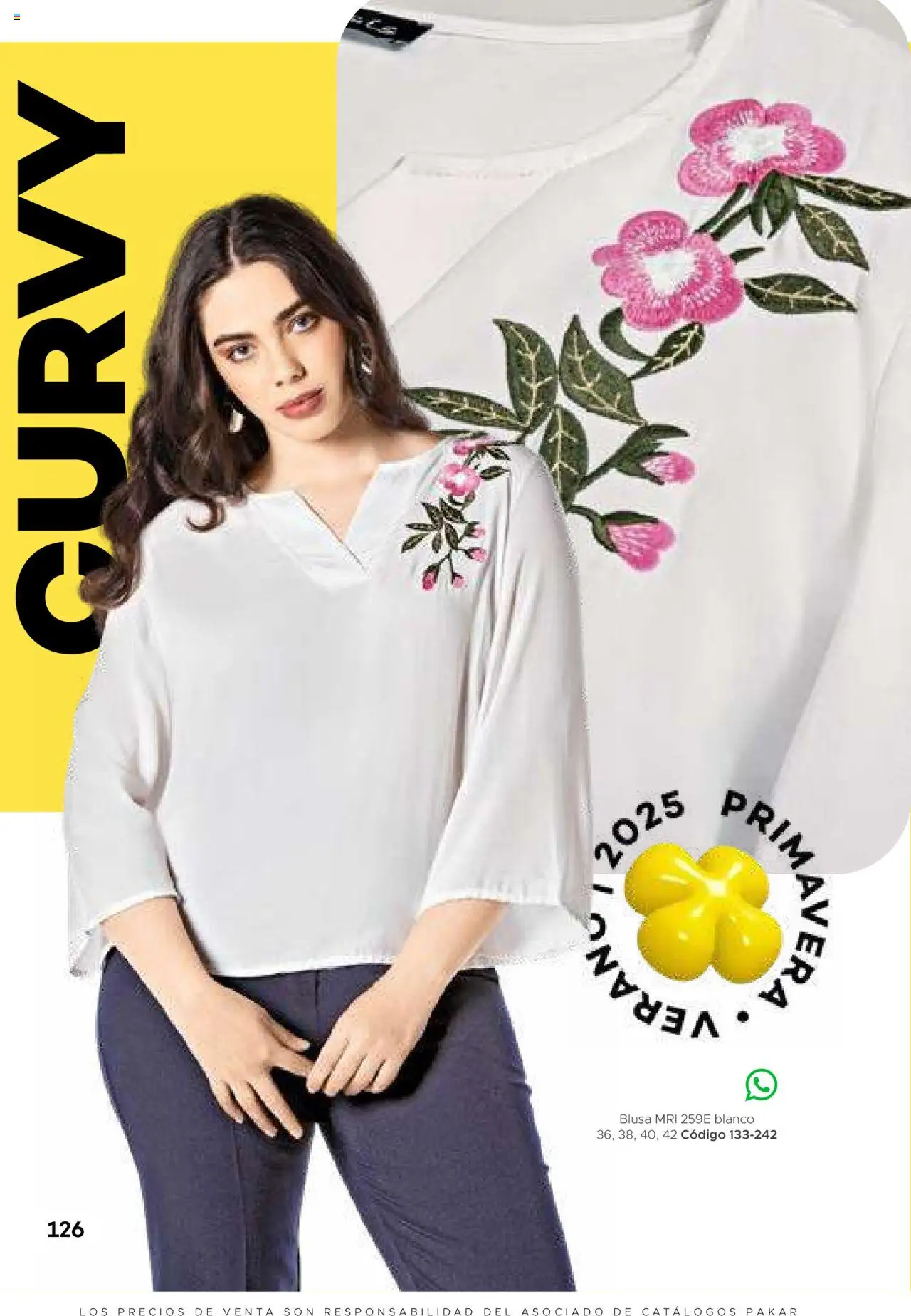 Nuevas ofertas de SC Pakar válidas en toda la República Mexicana desde el 31.01.2025. ¡Encuentra las mejores ofertas en SC Pakar catálogo Ropa! | Página: 126 | Productos: Blusa