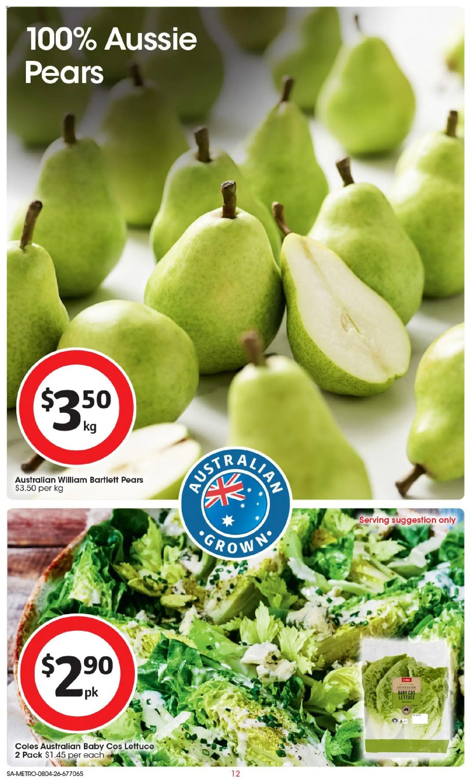 Coles catalogue - valid from 08.04.2026 | Page: 12 | Products: Lettuce