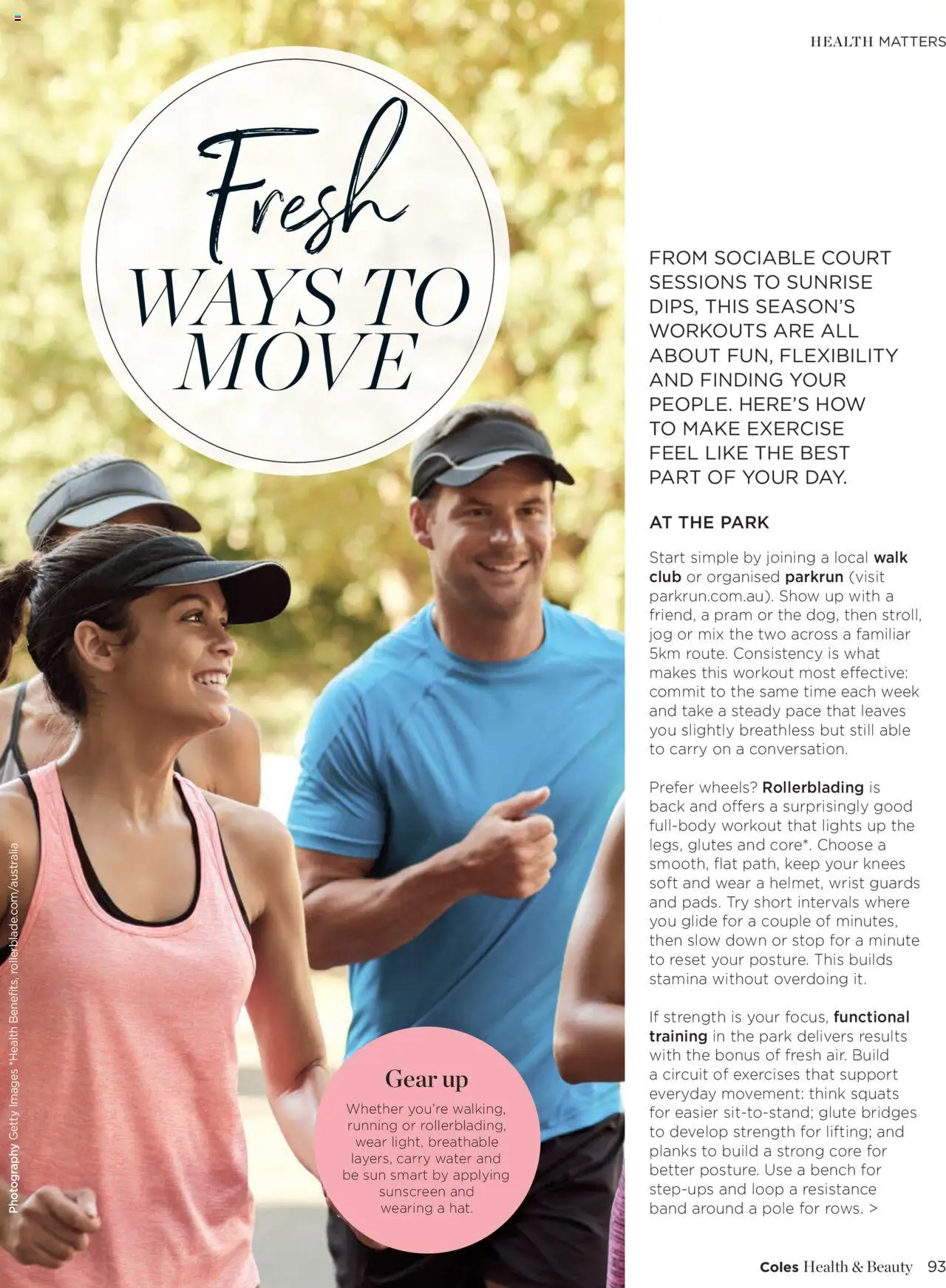 Coles catalogue - valid from 07.10.2025 | Page: 93 | Products: Sunscreen, Water, Bench