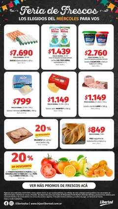 Vista previa Hipermercado Libertad - Feria de Frescos - NEA válido desde el 23.07.2025