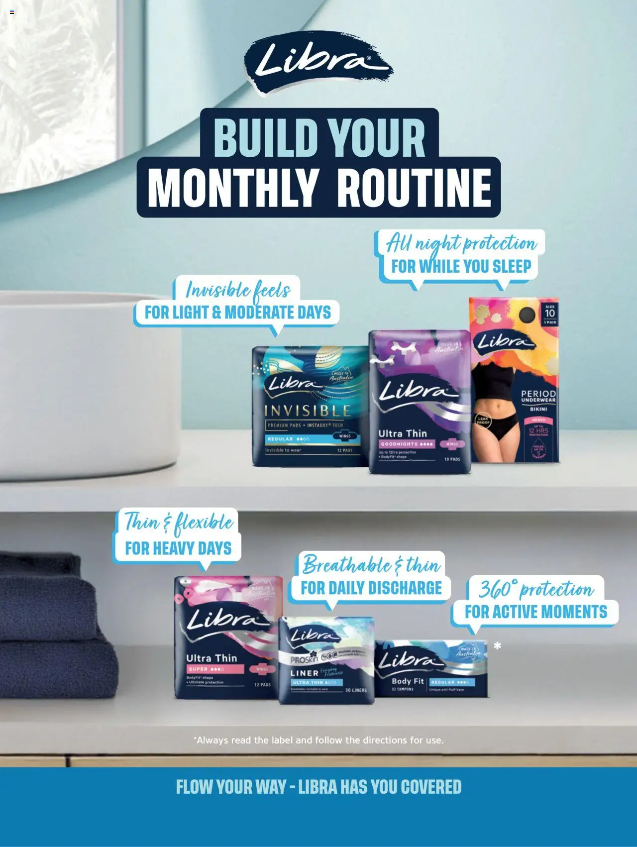 Coles catalogue - valid from 07.10.2025 | Page: 84 | Products: Bikini, Light, Underwear, Tampons