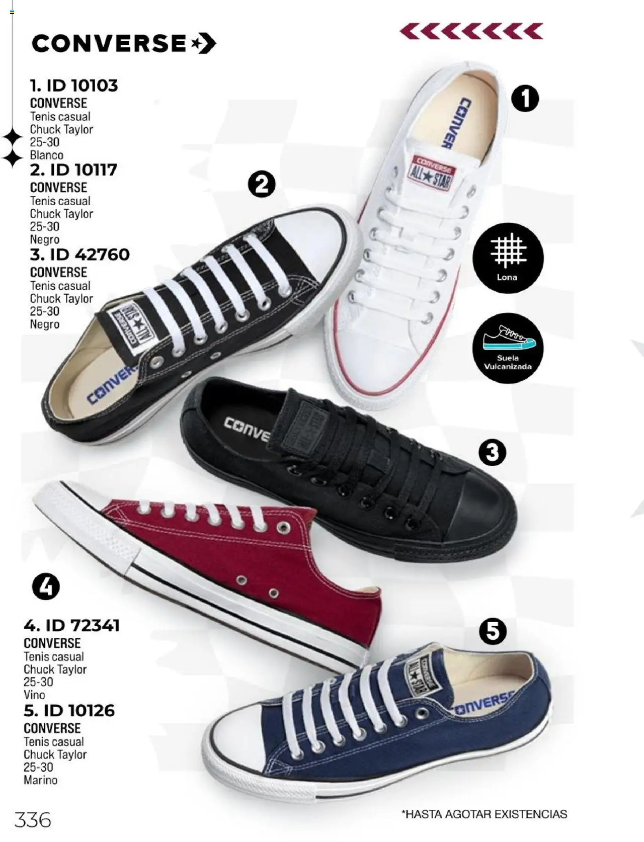 Nuevas ofertas de Price Shoes válidas en toda la República Mexicana desde el 05.05.2025. ¡Encuentra las mejores ofertas en Price Shoes catálogo Todo En 1 2025! | Página: 334 | Productos: Tenis, Lona, Vino