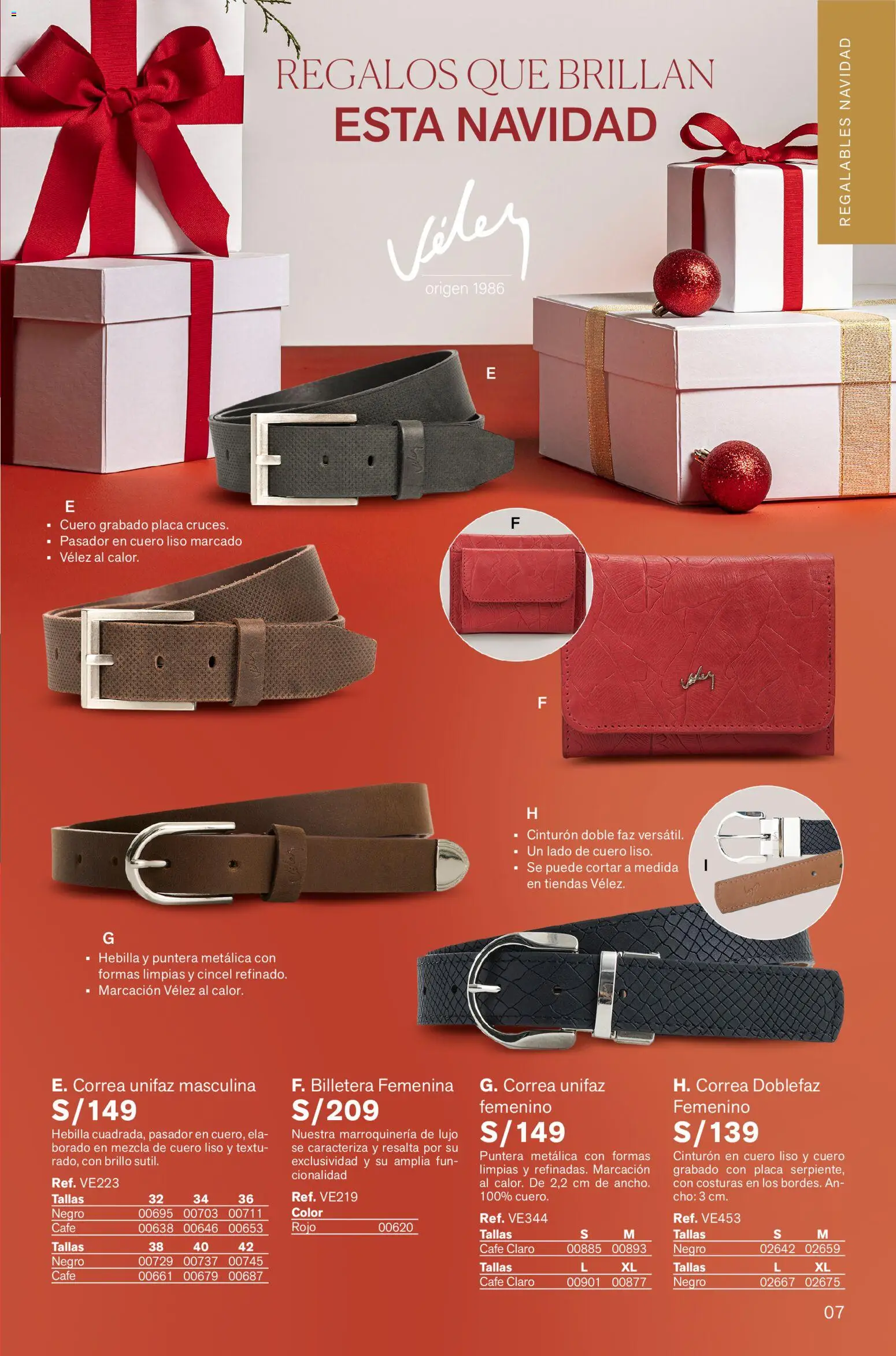 Catálogo Leonisa válido desde 13.11.2025 | Página: 7 | Productos: Café, Billetera, Cinturón