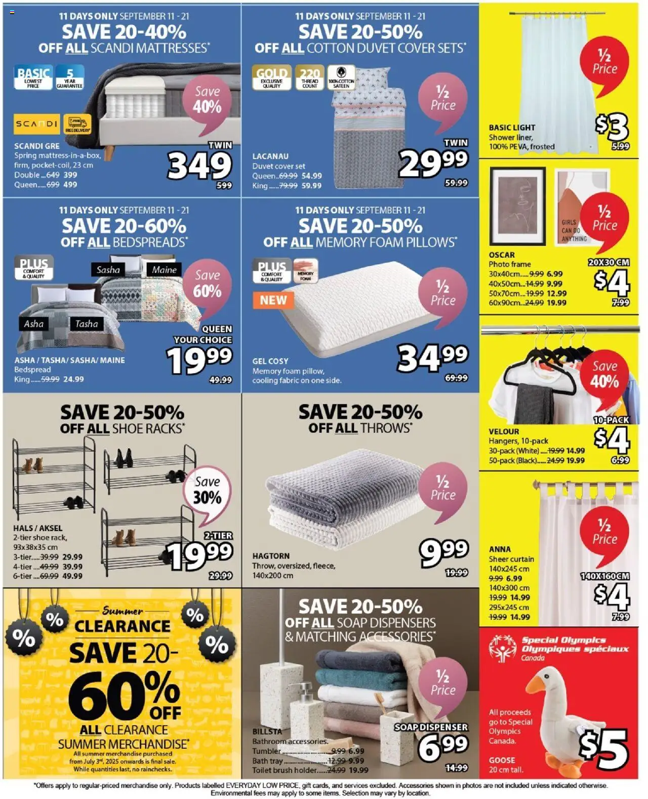 JYSK flyer valid from 11.09.2025 | Page: 2 | Products: Brush, Soap, Bath, Shower