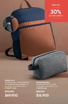 Avon revista - valida desde el 12.09.2025 | Página: 49 | Productos: Mochila, Peso, Neceser
