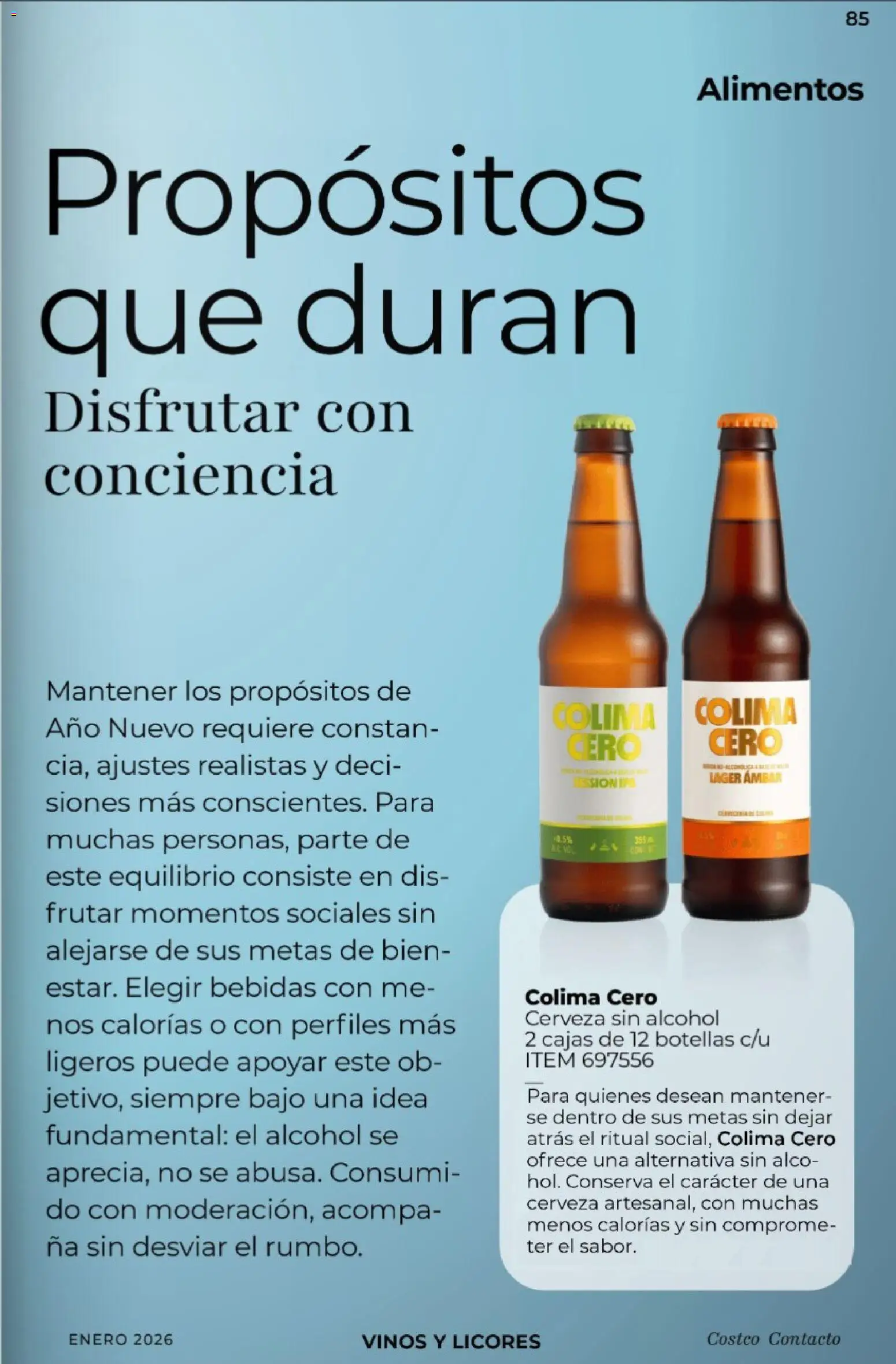 Nuevas ofertas de Costco válidas en toda la República Mexicana desde el 01.01.2026. ¡Encuentra las mejores ofertas en Costco - Revista Enero! | Página: 85 | Productos: Cerveza