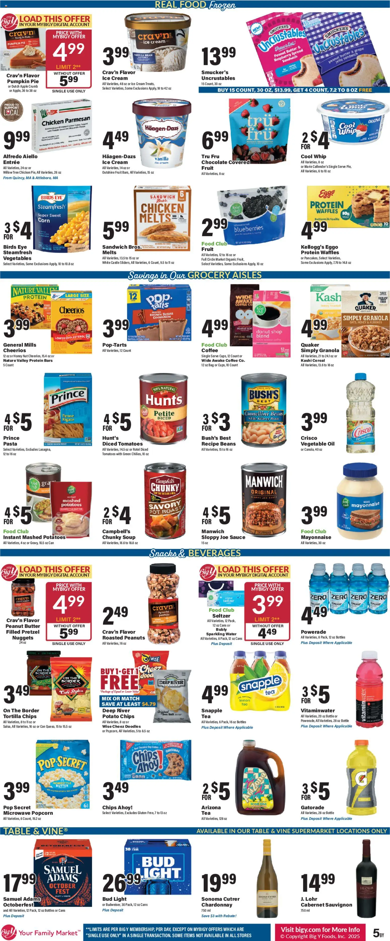 Big Y Weekly Ad - valid from 29.10.2025 | Page: 9 | Products: Corn, Butter, Tomatoes, Potatoes