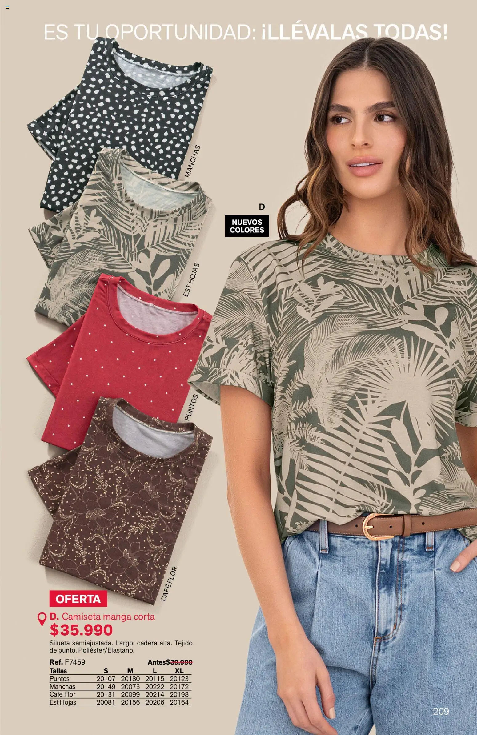 Leonisa revista - valida desde el 03.04.2026 | Página: 209 | Productos: Camiseta, Café