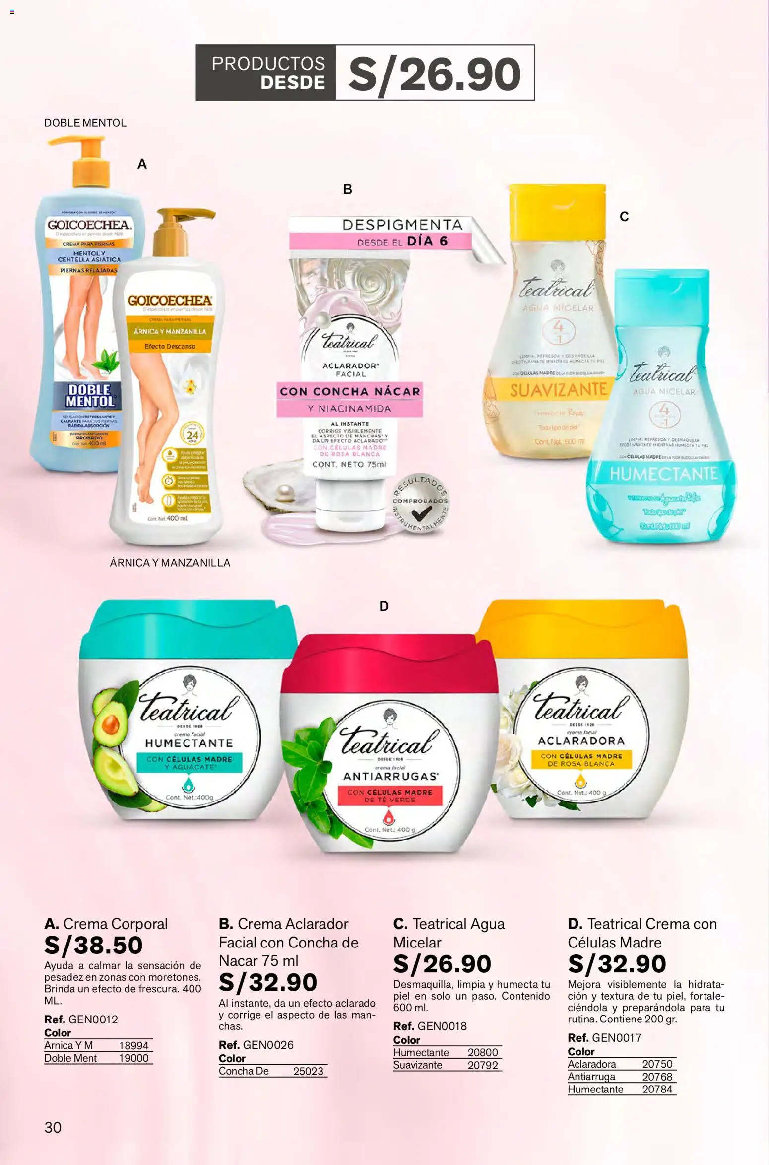 Catálogo Leonisa válido desde 23.10.2025 | Página: 30 | Productos: Té, Crema